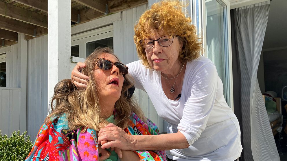 Christina Hedlund och hennes mamma Ann-Katrin Berggren.