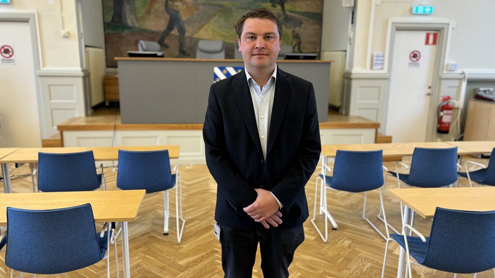 Martin Sjölander (M), ordförande i kommunstyrelsen.