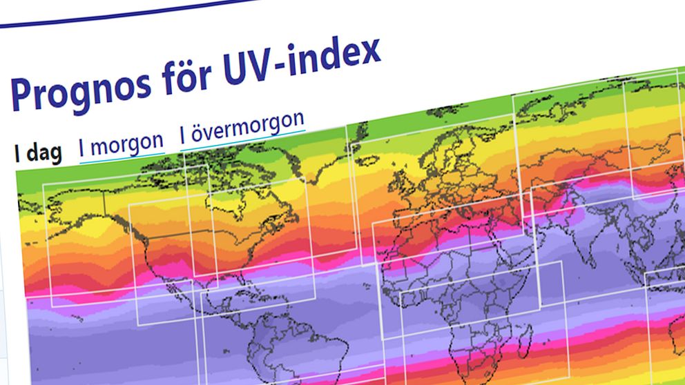 Grafisk bild för att illustrera UV-index