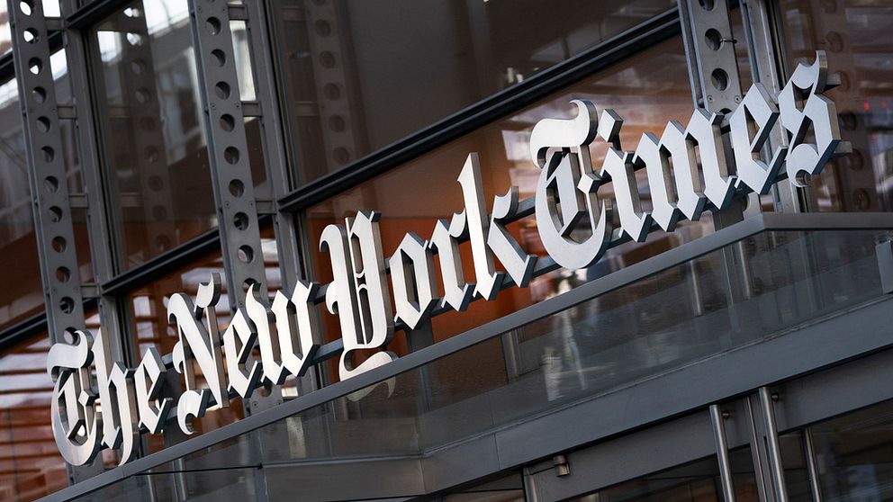 The New York Times fasad