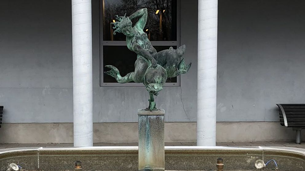 Ännu en Milles-staty stulen – samma sorts staty som i Gävle | SVT Nyheter