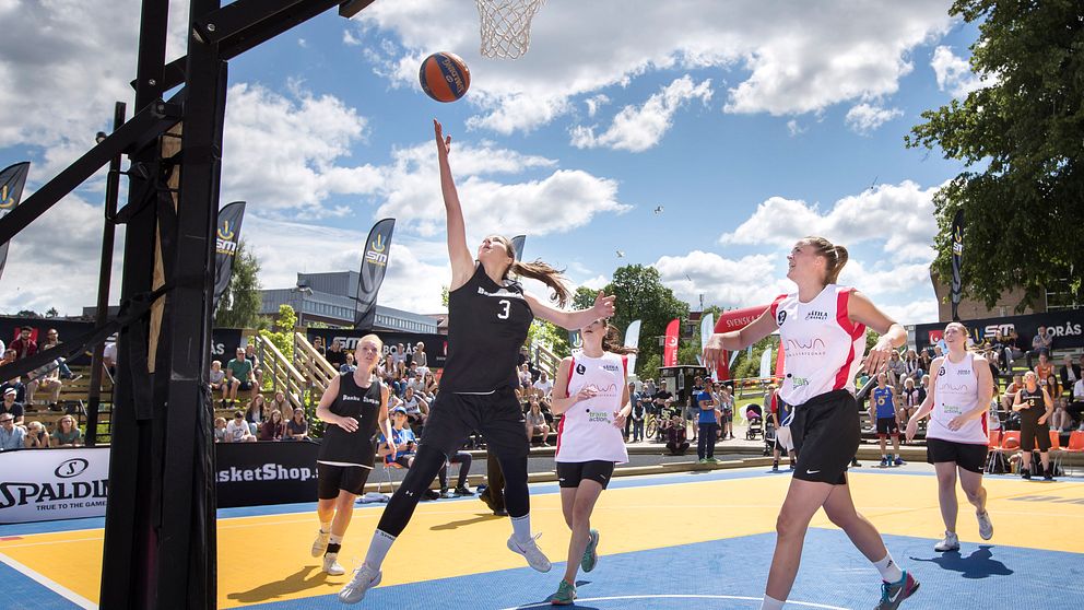 Streetbasket under SM-veckan i Borås.