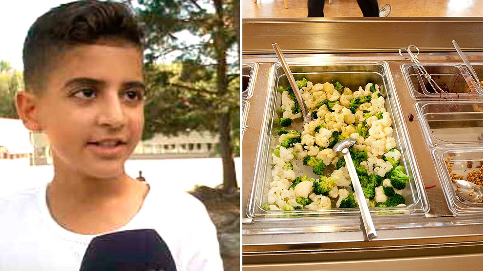 Hassar Amin går på Fasterboskolan och föredrar att äta senare på dagen.