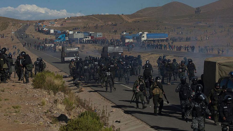 Bolivia: Minister dödad i gruvprotest