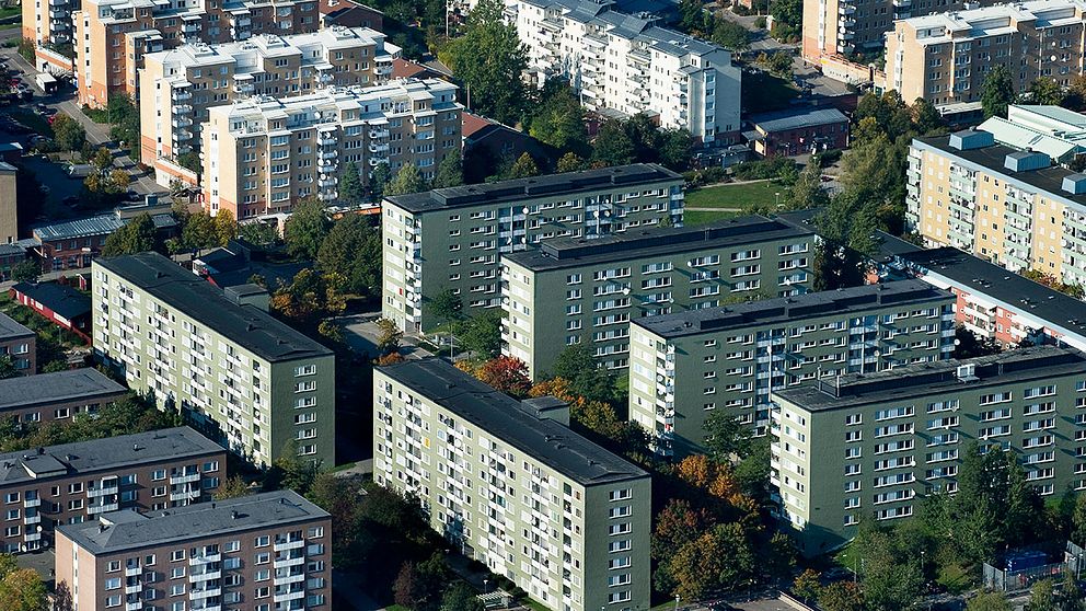 Bostadsområdet Rinkeby i Stockholm.