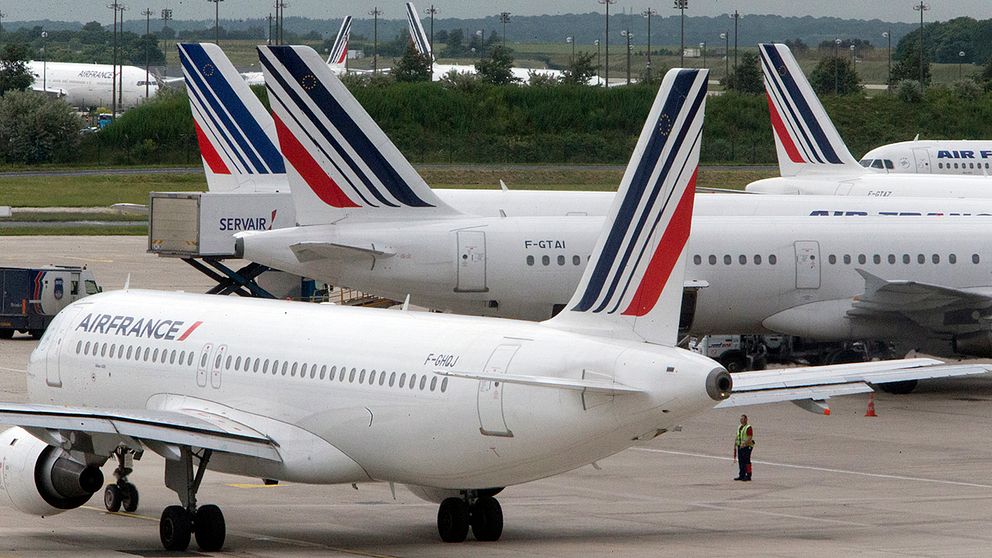 Flera Air France-plan.
