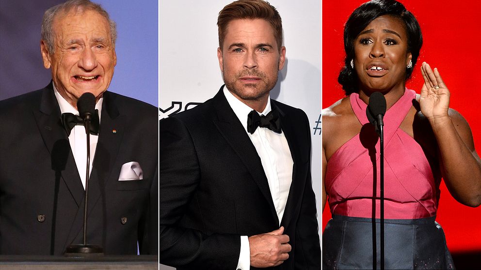 Legendariske filmskaparen Mel Brooks, skådespelaren Rob Lowe och skådespelaren Uzo Aduba kommenterar Gene Wilders död på twitter