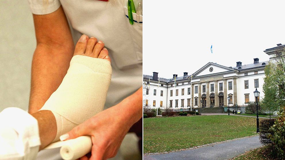 Bandage och Stockholms läns landsting på Kungsholmen i Stockholm.