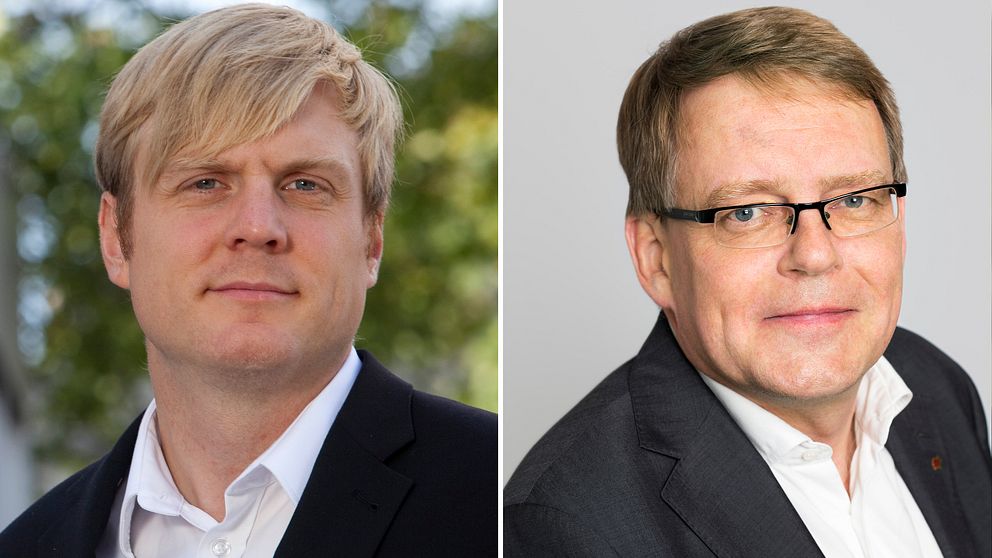 Tomas Eriksson (MP) och Dag Larsson (S).