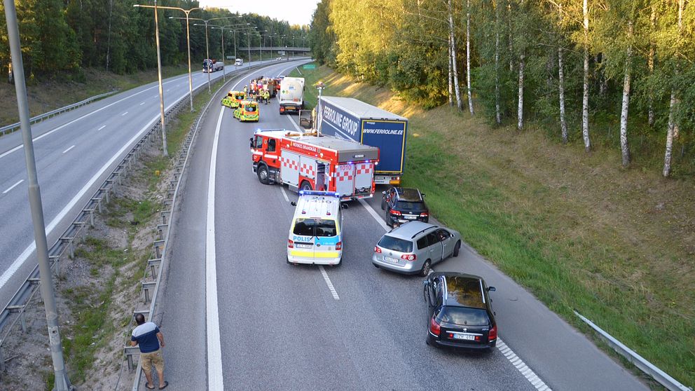 Trafikolycka e20
