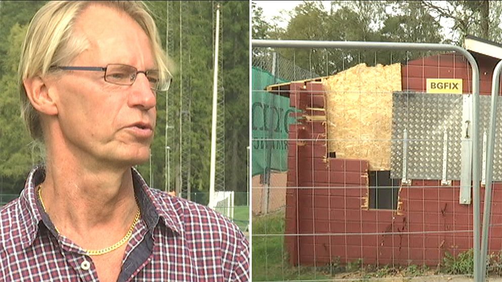 Järna Ip Lennart Karlsson vandalisering