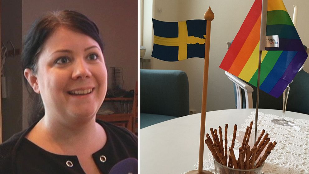 Sofia Ahlin är initiativtagare till Karlskrona Pride och föreläser på äldreboenden i Kalmar under Prideveckan.