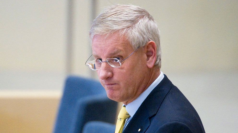 Utrikesminister Carl Bildt