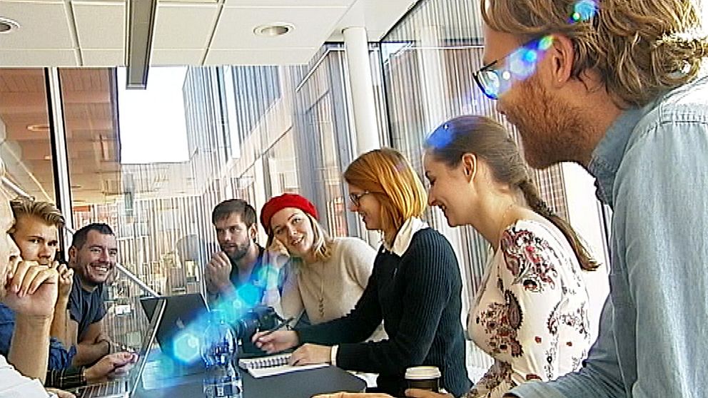 Studenter på Masterprogrammet i avancerad produktdesign i Umeå. designhögskolan umeå universitet