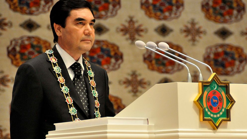 Turkmenistans president President Gurbanguly Berdymuchamedov.
