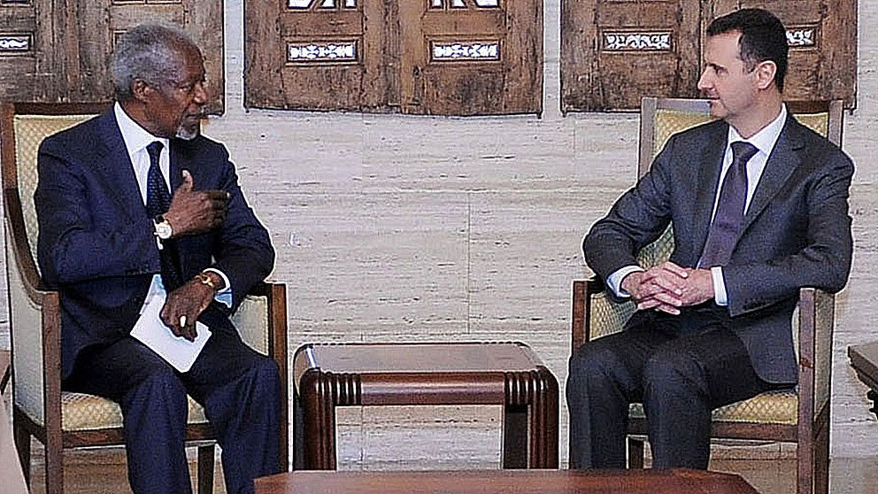 Kofi Annan och Bashar al-Assad