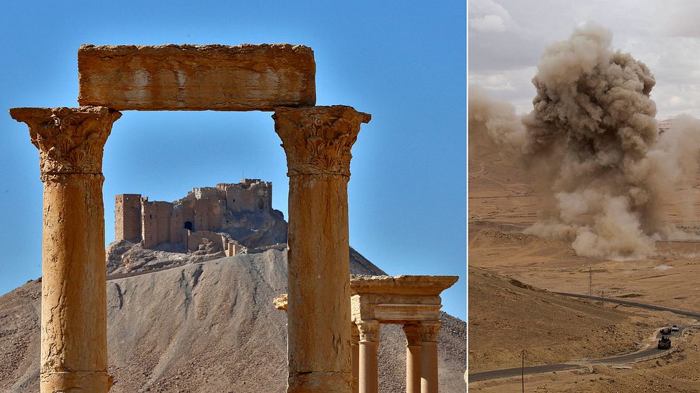Palmyra i Syrien.