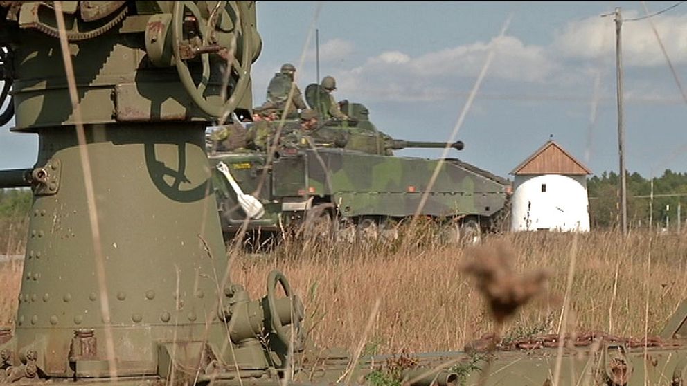 Stridsvagn på Gotland