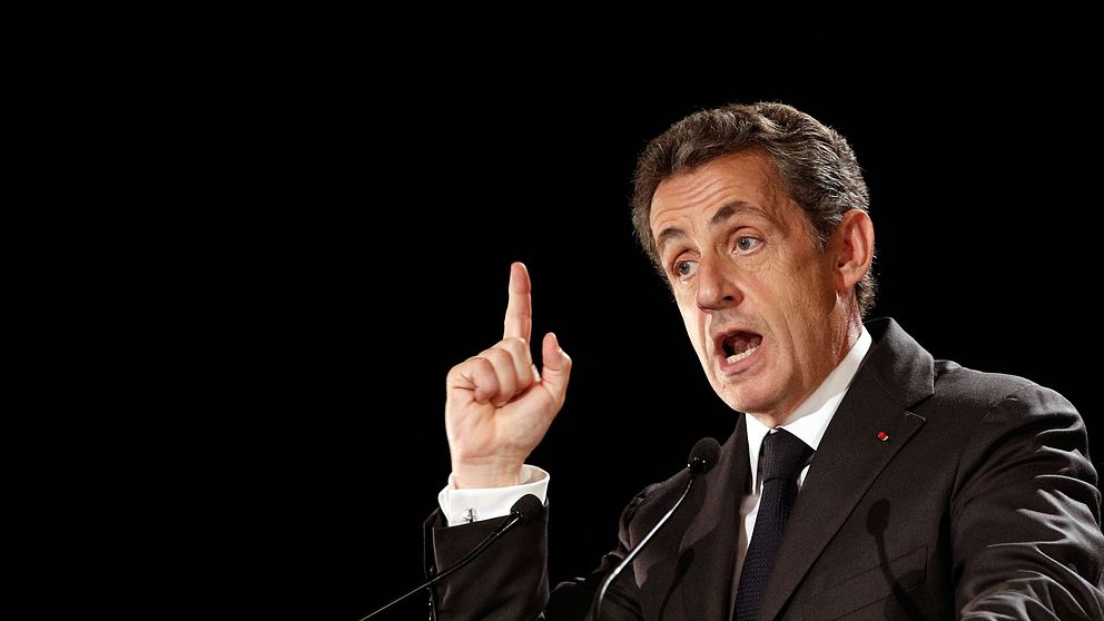 Den franska presidentkandidaten Nicolas Sarkozy.