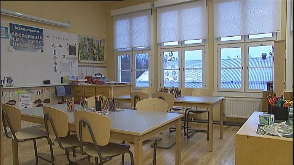 Tomt klassrum skola Luleå