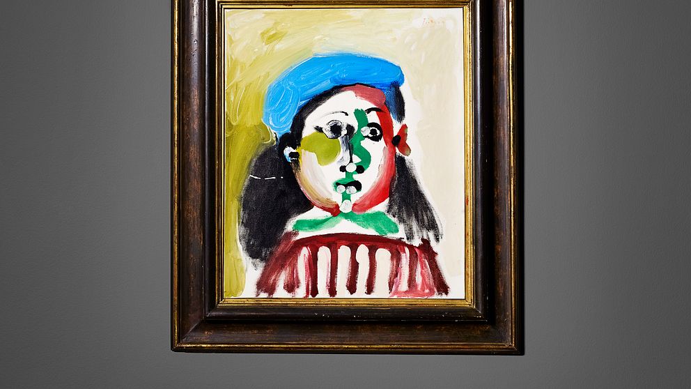 ”Filette au béret” av Picasso