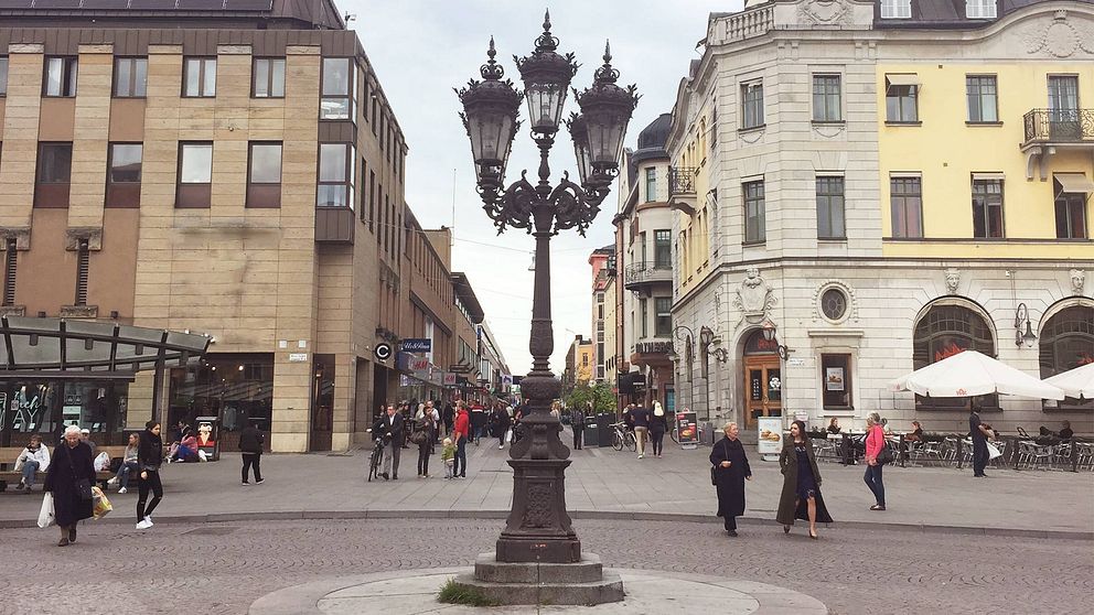 Stora torget Uppsala city centrum