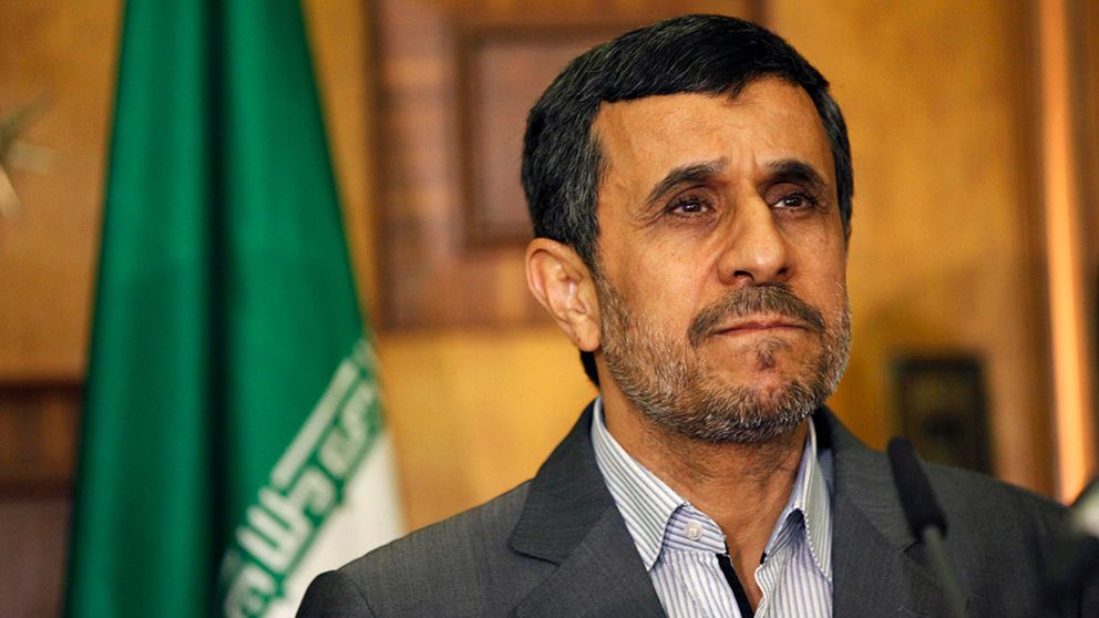 Irans förre president Mahmoud Ahmadinejad. Arkivbild.
