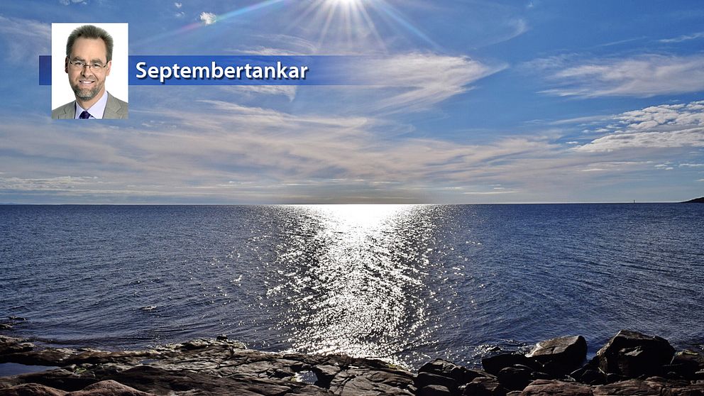Strålande vackert septemberväder i Halmstad vid Hallandskusten den 19 september.