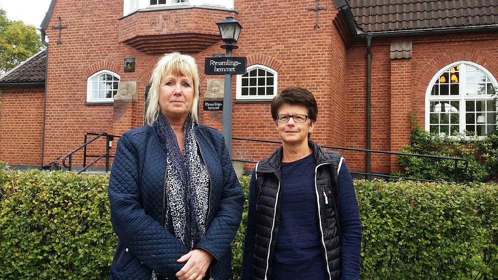 Mona Bergström och Monica Hedin är undersköterskor i Hagfors