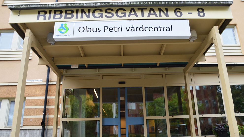 Olaus Petri vårdcentral i Örebro exteriört.