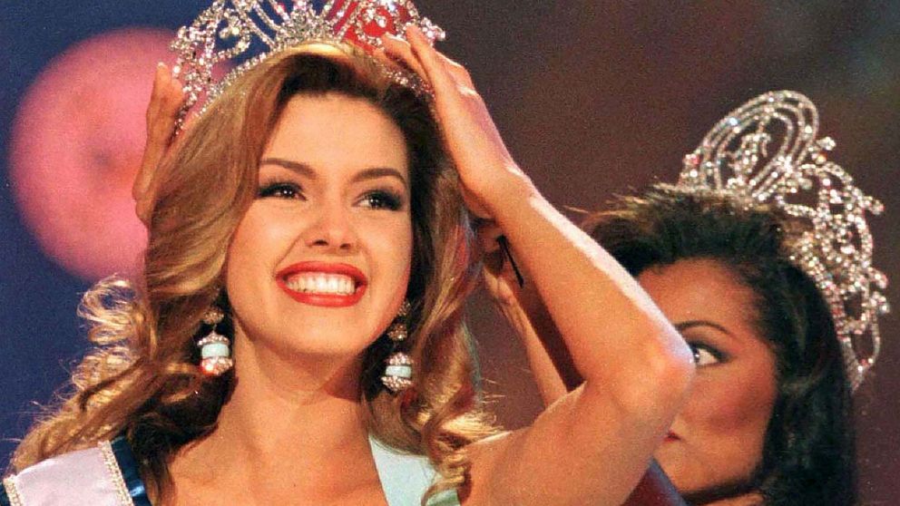Alicia Machado som Miss Universum 1996.