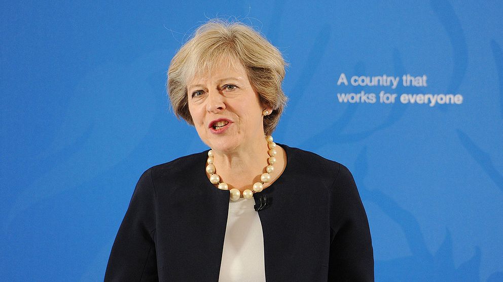 Theresa May, premiärminister i Storbritannien