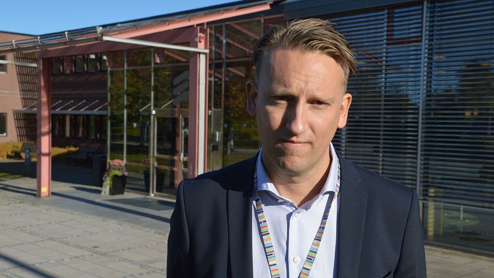 Matthias Lidén, produktionschef på Ericsson i Kumla