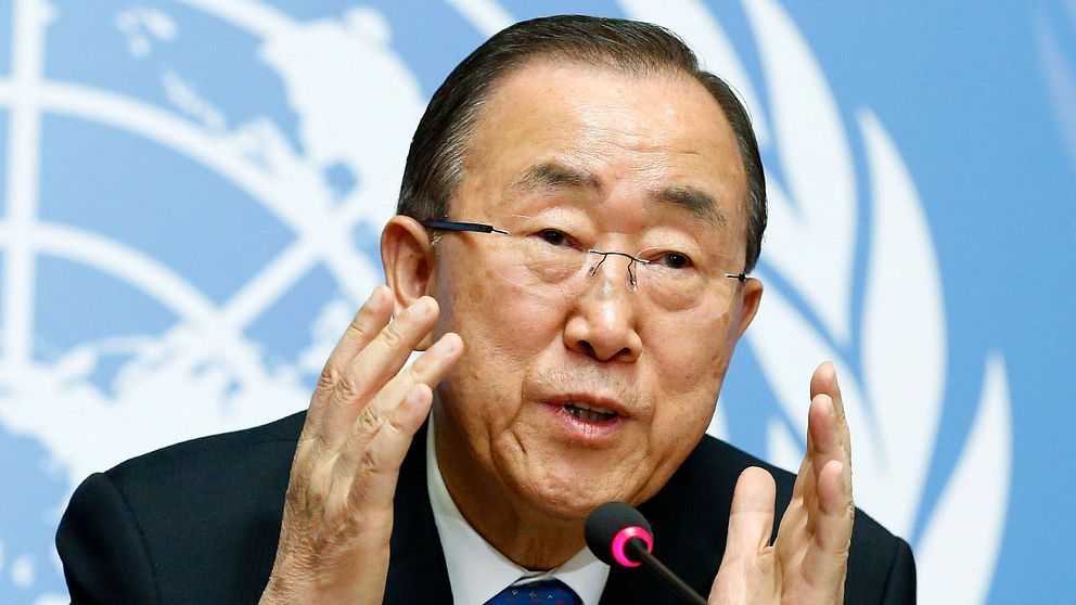 FN-chefen Ban Ki-Moon. Arkivbild.