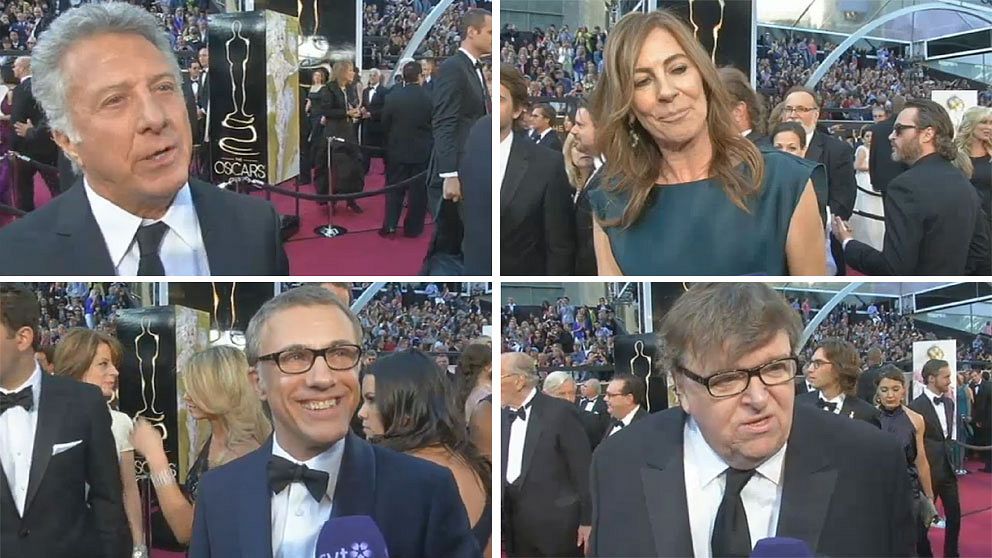 Dustin Hoffman, Kathryn Bigalow, Christoph Waltz och Michael Moore lovprisar alla Malik Bendjellouls Oscarsvinnare.