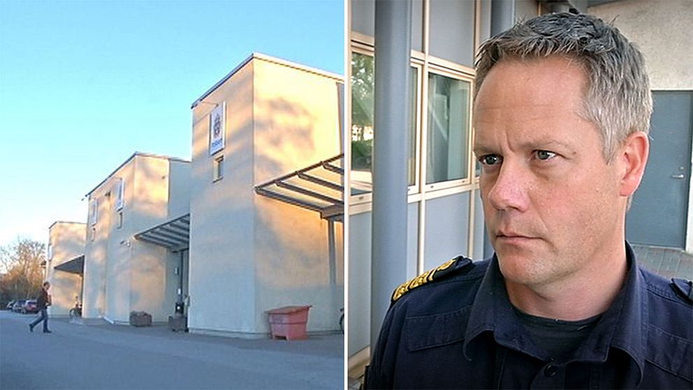 Polishuset i Visby och polischefen på Gotland.