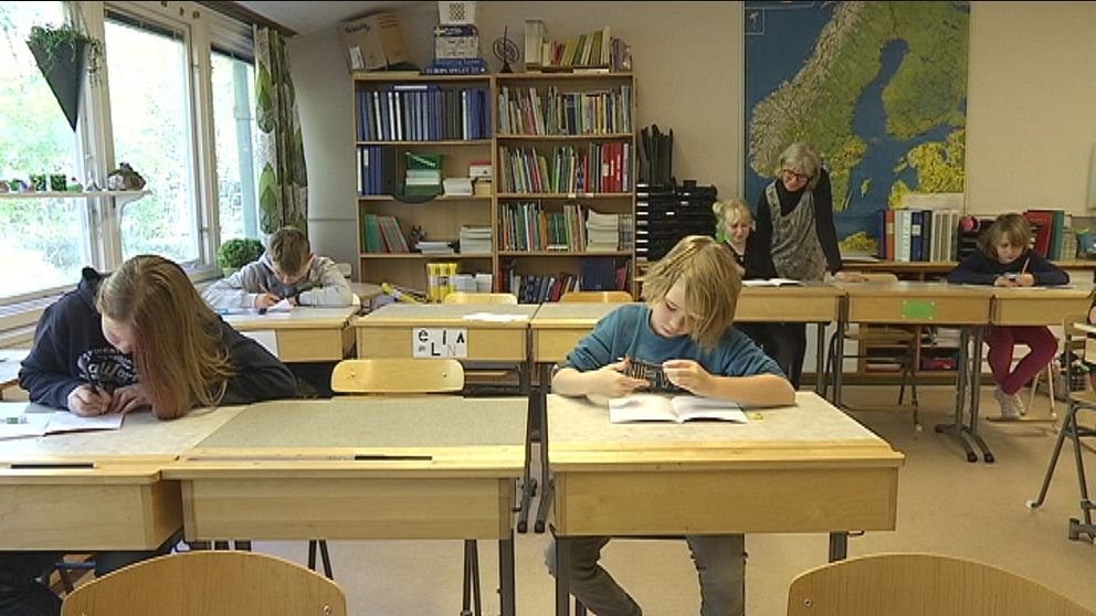 Femteklassare i Rydöbruk