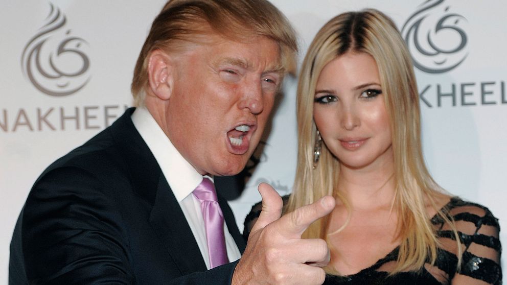 Donald Trump med dottern Ivanka Trump.