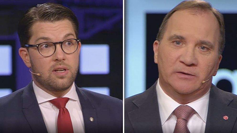 Jimmie Åkesson och Stefan Lofven.