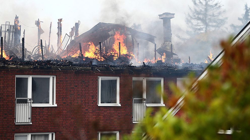 Lägenhetsbrand i Linköping