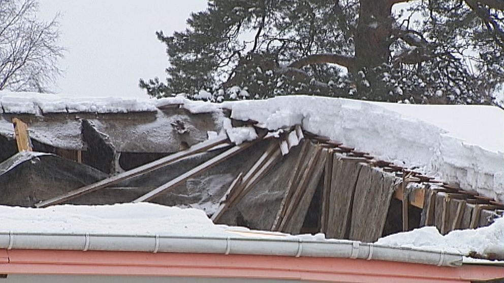 Den 11 februari rasade taket till en matbutik in i Iggesund i Hälsingland.