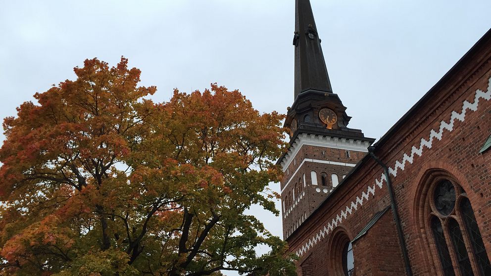 Klocktornet på domkyrkan i Västerås