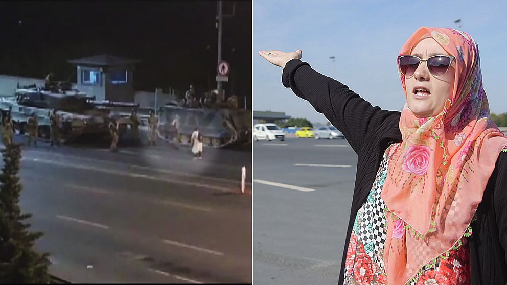 Safiye Bayat, hemmafru och tvåbarnsmamma, har blivit nationalhjälte i Turkiet sedan hon ställt sig framför stridsvagnar när militären försökte göra en kupp i somras.