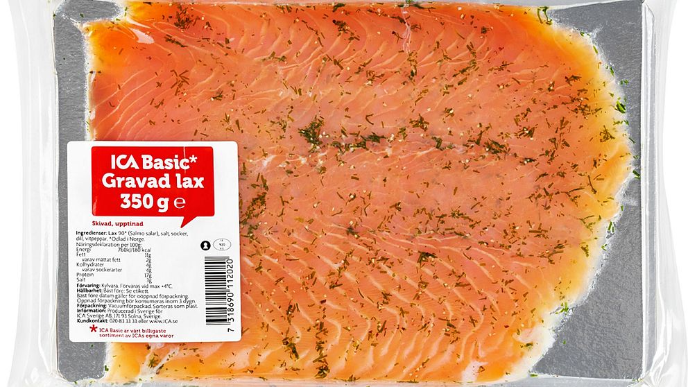 Ica återkallar lax – risk för listeria | SVT Nyheter