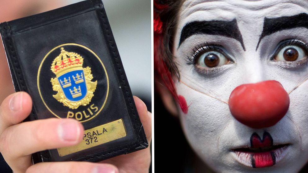 Polisbricka clown