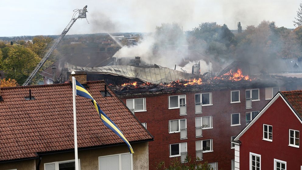 Den omfattande brand som rasade i Linköping förra veckan tros vara anlagd.