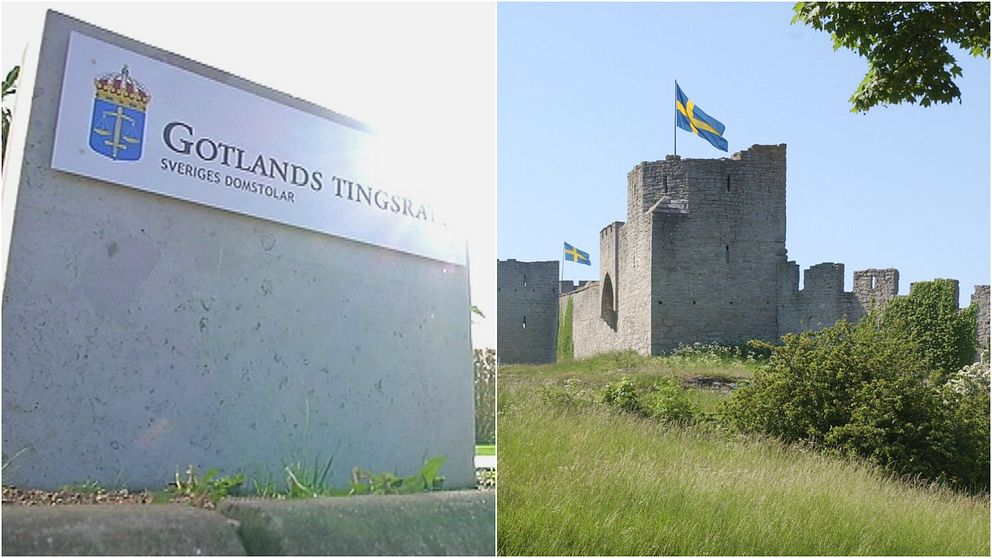 Gotlands tingsrätt samt ringmuren runt Visby