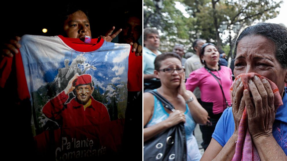 Många latinamerikaner sörjer Chávez bortgång.