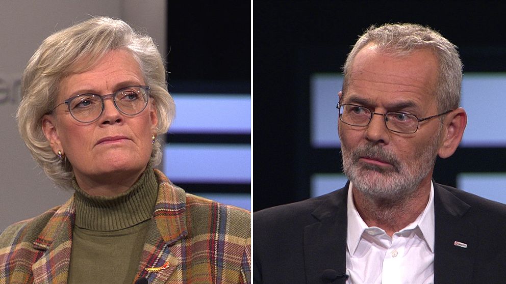 Carola Lemne, vd för Svenskt Näringsliv, och Anders Ferbe, ordförande för fackförbundet Metall.