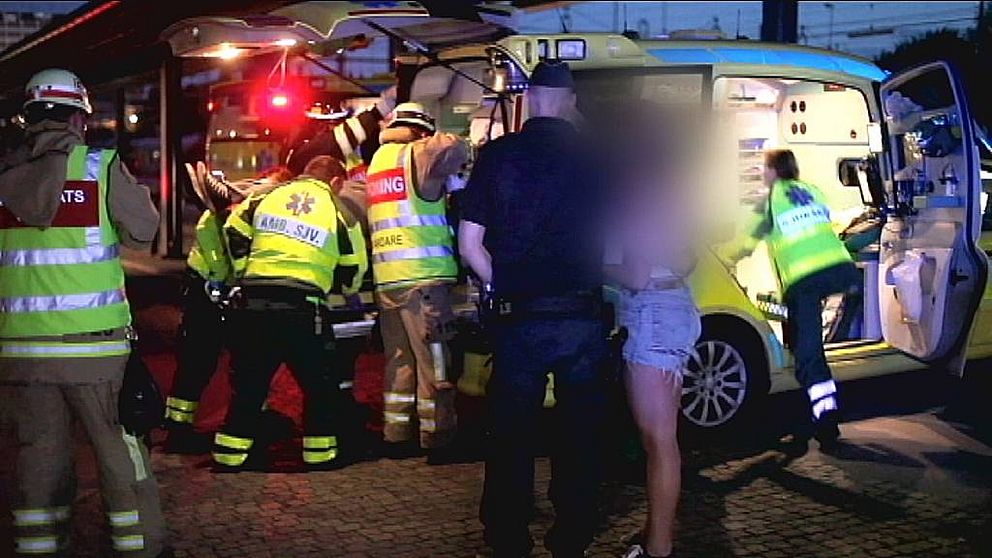 Två män svårt skadade av el på Norrköpings station